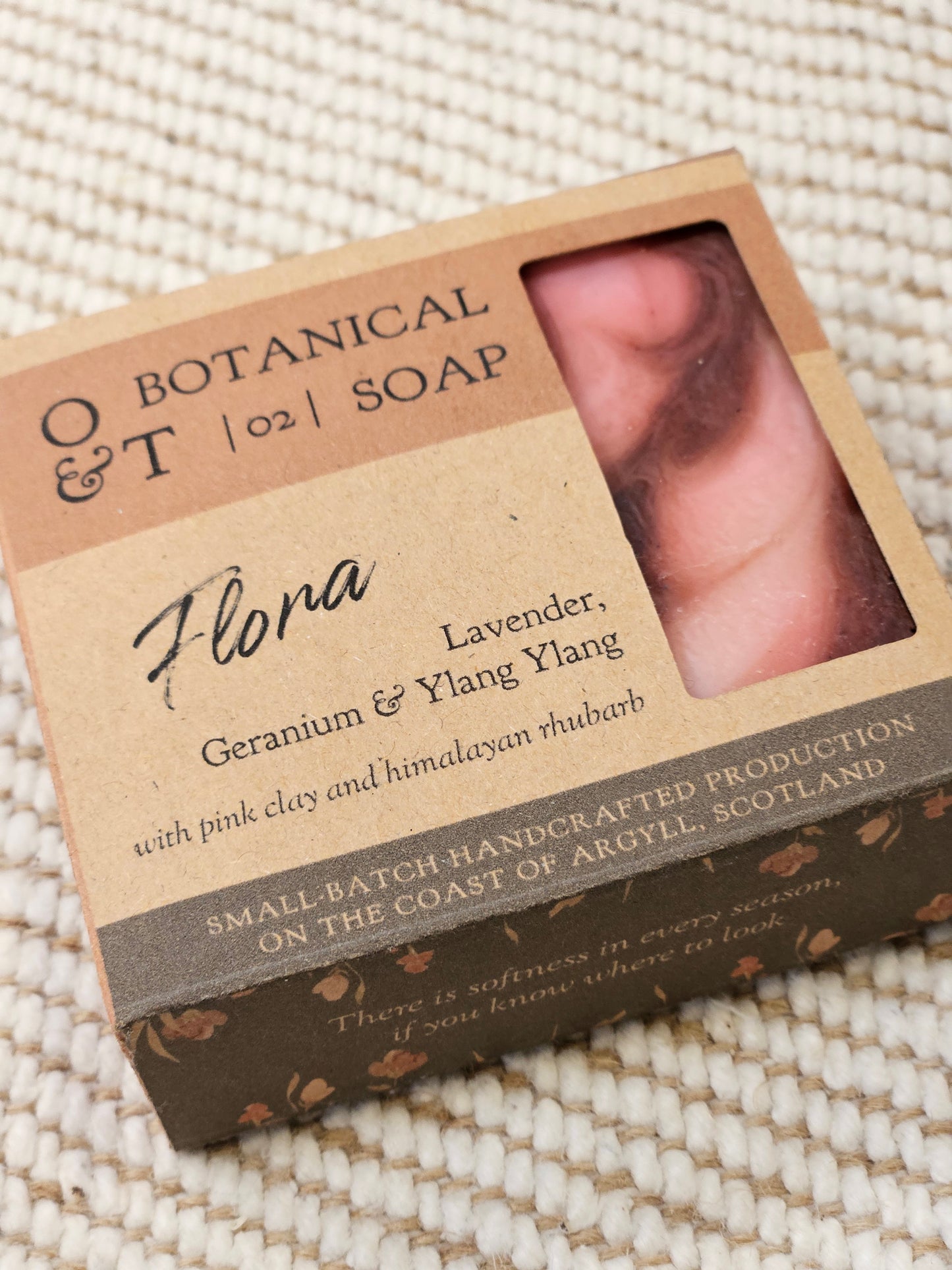 flora soap bar in box